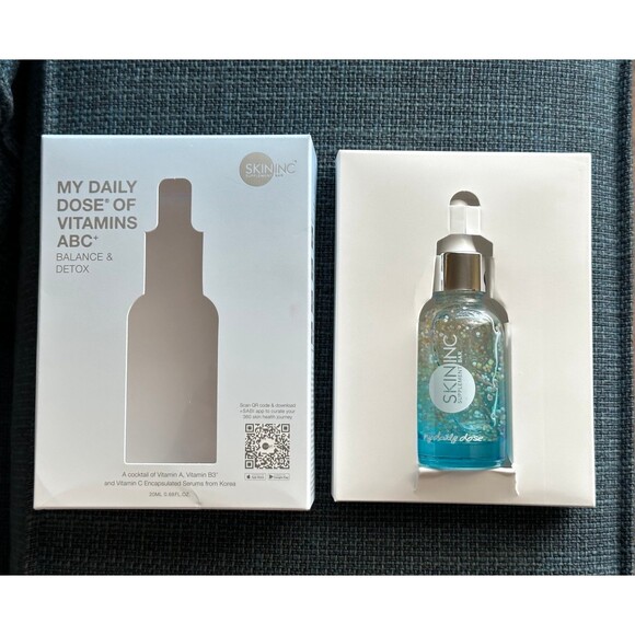 NIB SKIN INC My Daily Dose of Vitamins ABC Serum Balance Detox Texture Tone - Picture 8 of 12